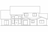 Craftsman House Plan - Yellowwood 64974 - Rear Exterior