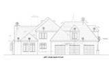 European House Plan - Barclay 65002 - Left Exterior