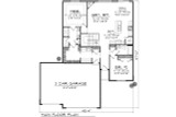 Ranch House Plan - 65019 - 1st Floor Plan