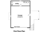 Cape Cod House Plan - 65171 - 1st Floor Plan