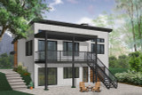 Contemporary House Plan - Calypso 65249 - Rear Exterior