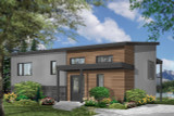 Contemporary House Plan - Calypso 65249 - Front Exterior