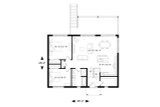 Contemporary House Plan - Calypso 65249 - 1st Floor Plan