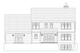 Traditional House Plan - Charles 65251 - Rear Exterior