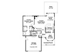 Traditional House Plan - McBride 65309 - 1st Floor Plan