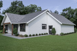 Craftsman House Plan - 65344 - Left Exterior