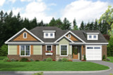Craftsman House Plan - 65362 - Front Exterior