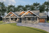 Craftsman House Plan - Buckhead Creek 65376 - Front Exterior