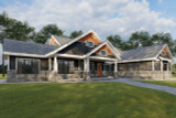 Craftsman House Plan - Buckhead Creek 65376 - Front Exterior