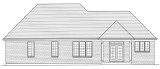 Secondary Image - European House Plan - Southwood 65425 - Rear Exterior