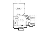 Secondary Image - Craftsman House Plan - Keystone 65500 - Basement Floor Plan