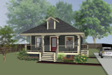 Cottage House Plan - 65536 - Front Exterior