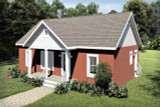 Cottage House Plan - 65800 - Right Exterior