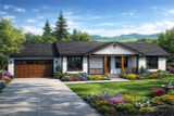 Ranch House Plan - MacKay 65920 - Front Exterior