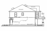 Craftsman House Plan - Petaluma 65930 - Left Exterior