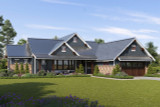 Craftsman House Plan - Riverside 65939 - Front Exterior