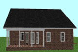 Country House Plan - 65965 - Rear Exterior