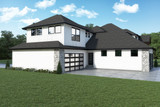 Lodge Style House Plan - 65990 - Left Exterior