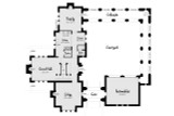 European House Plan - Duncan 66192 - 1st Floor Plan