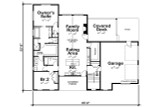 Farmhouse House Plan - Thedford Farm 66292 - 1st Floor Plan