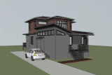 Contemporary House Plan - 66395 - Right Exterior