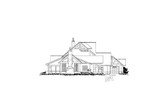 Traditional House Plan - Castle Hill 66429 - Left Exterior