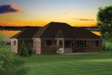 Secondary Image - Ranch House Plan - 66460 - Rear Exterior