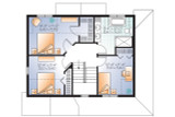 Country House Plan - Houston 66533 - 2nd Floor Plan