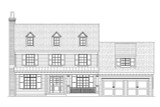 Colonial House Plan - Alexander 66589 - Front Exterior