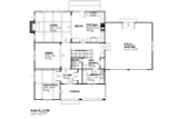 Colonial House Plan - Alexander 66589 - 1st Floor Plan