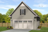 Traditional House Plan - 66687 - Front Exterior