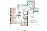 Country House Plan - Marseille 2 66735 - 1st Floor Plan
