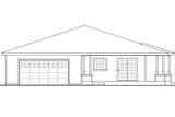 Secondary Image - Prairie House Plan - Sahalie 66788 - Left Exterior