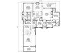 Classic House Plan - Penbrooke 66840 - 1st Floor Plan