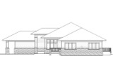 Prairie House Plan - Meadowbrook 66845 - Right Exterior