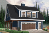 Country House Plan - The Saddlery 66894 - Front Exterior