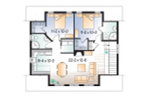 Secondary Image - Country House Plan - The Saddlery 66894 - 2nd Floor Plan
