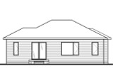 Modern House Plan - Debray 67023 - Rear Exterior