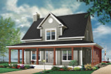 Farmhouse House Plan - Cumberland 67089 - Front Exterior