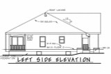 Ranch House Plan - 67126 - Left Exterior