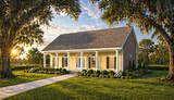 Country House Plan - 67225 - Right Exterior