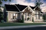 Farmhouse House Plan - Barrington 4 67230 - Front Exterior