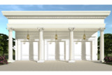 Mediterranean House Plan - Greek Revival Garage 67234 - Front Exterior