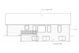 Secondary Image - Traditional House Plan - 67325 - Rear Exterior