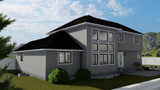 Traditional House Plan - Bell 67360 - Rear Exterior
