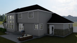 Traditional House Plan - Bell 67360 - Rear Exterior
