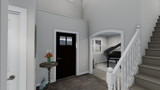 Traditional House Plan - Bell 67360 - Entrance