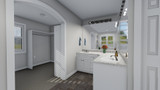 Traditional House Plan - Bell 67360 - Master Bathroom