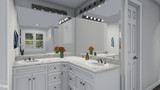 Traditional House Plan - Bell 67360 - Master Bathroom