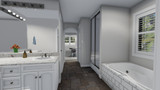 Traditional House Plan - Bell 67360 - Master Bathroom